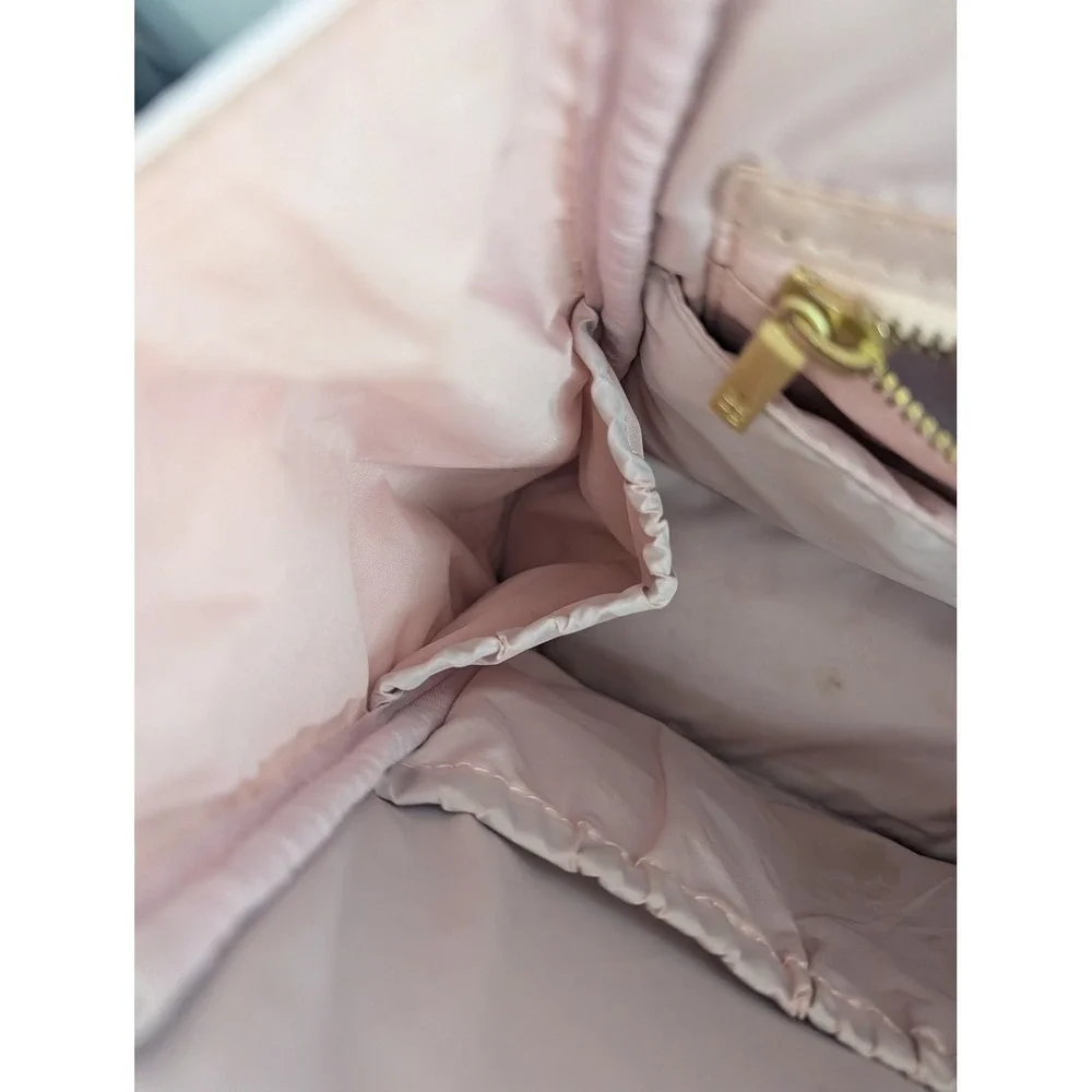 Freshly Picked Classic Diaper Bag Backpack Blush Pink Vegan Leather GoldHardware